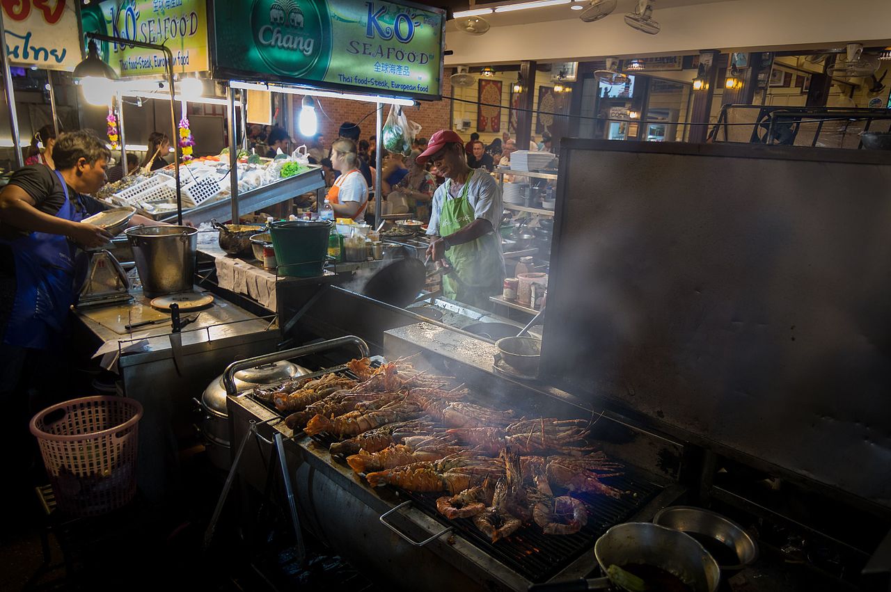 Madmod på Hua Hin Night Market, Thailand