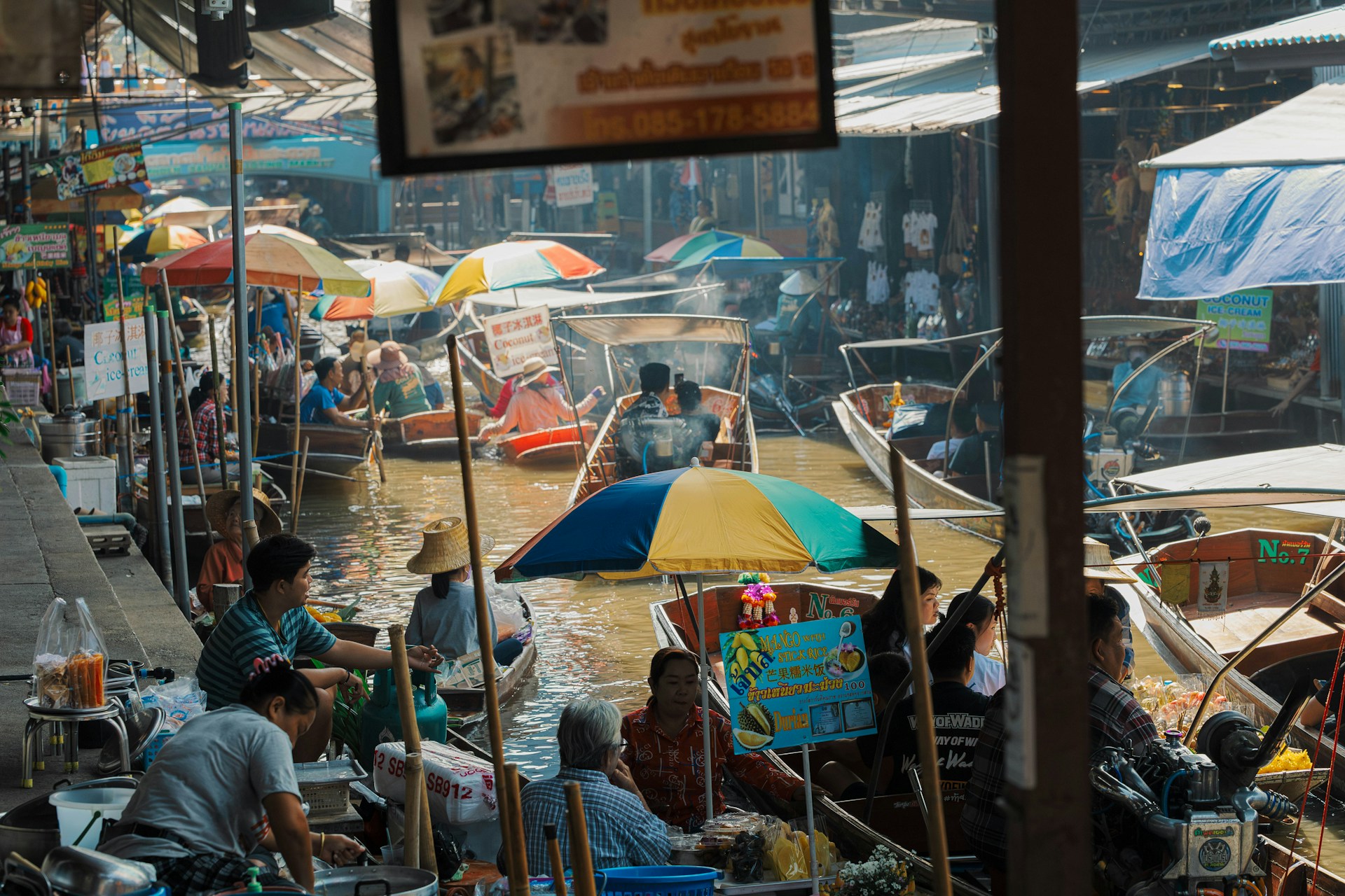 Flydende marked Thailand