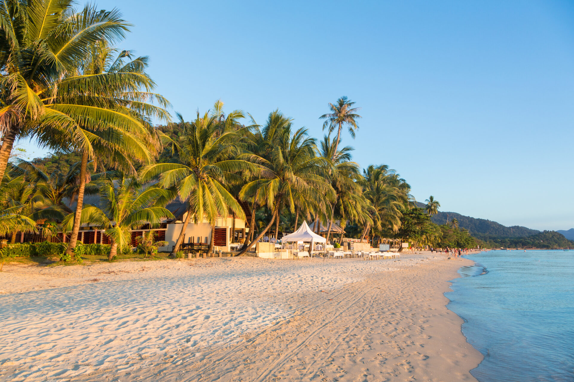 Sandstrand på Koh Chang