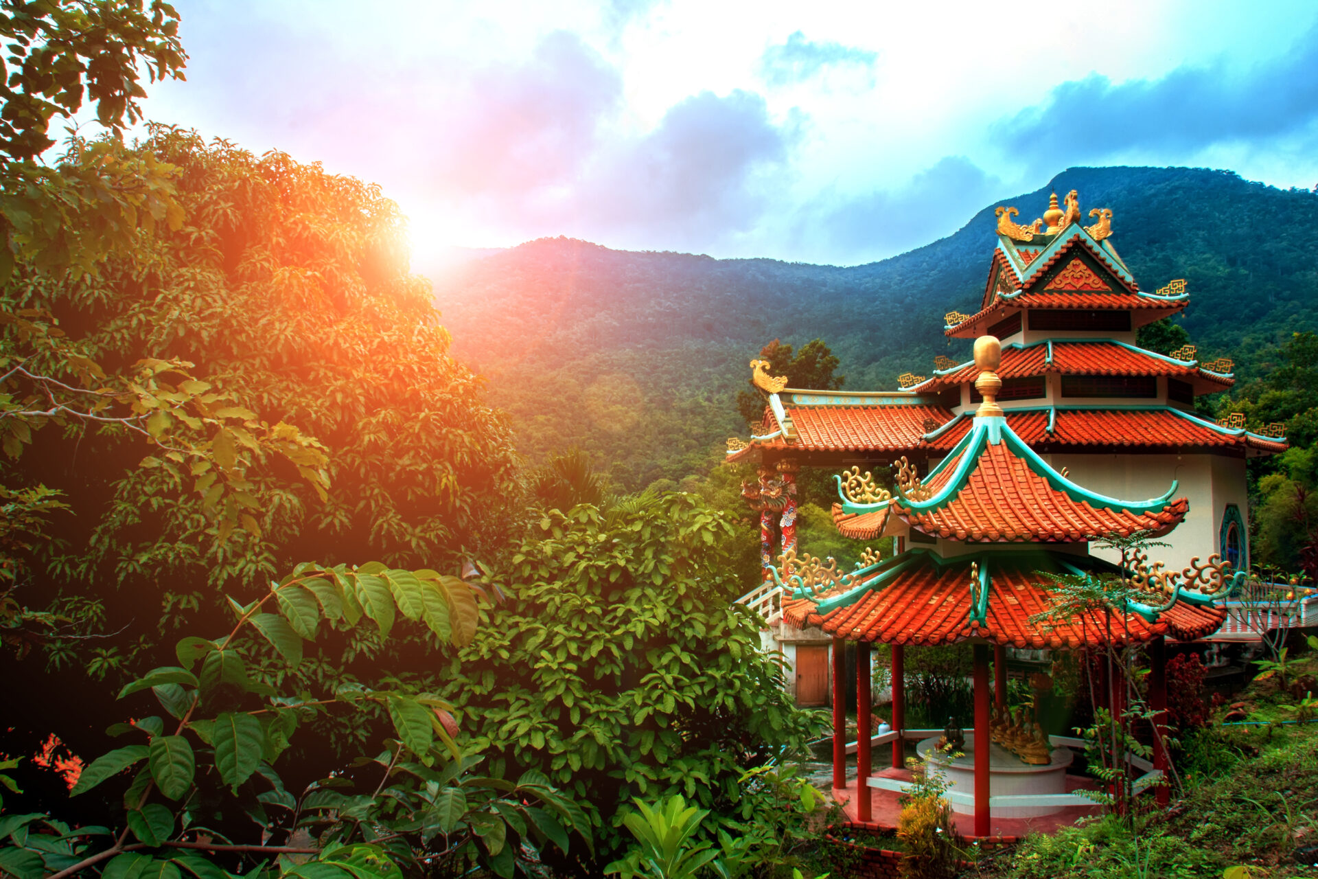 Tempel på Koh Phangan